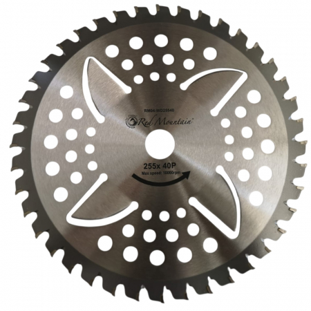 Disc motocoasa Red Mountain Light-WIND, 40 dinti vidia, 255 x 25.4 x 1.25 mm [2]
