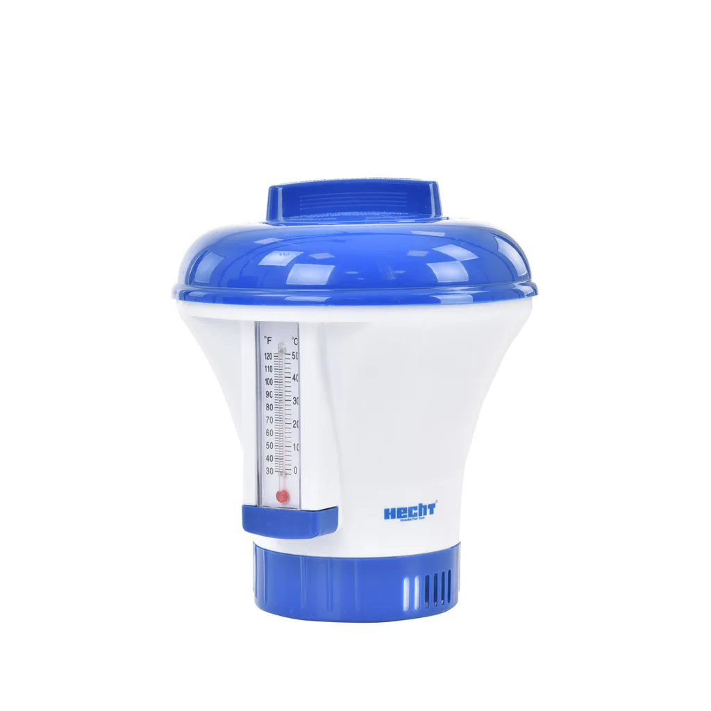 Gradina & Terasa - Dispenser plutitor pentru clor, cu termometru HECHT 060705, 20 / 200 g