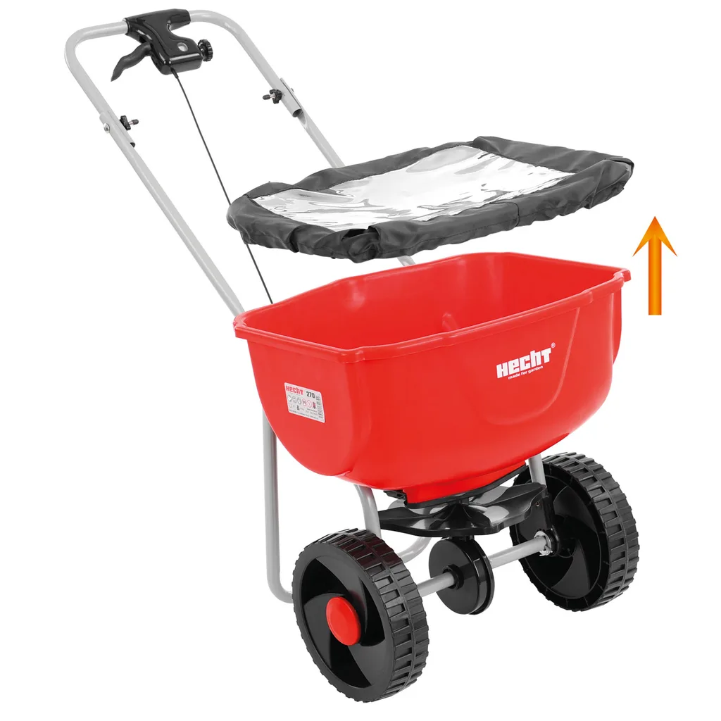 Unelte de gradinarit - Distribuitor manual de ingrasaminte, seminte sau sare HECHT 270, capacitate 27 L