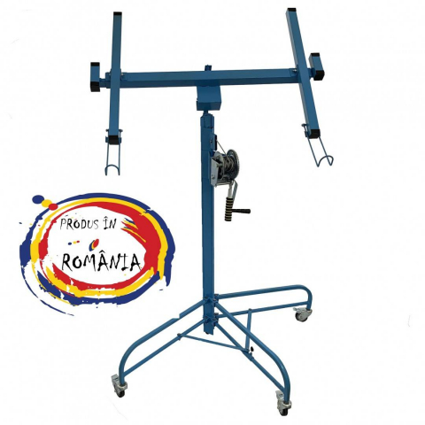 Constructii - Dispozitiv ridicare si suport placi rigips-carton VivaTechnix VMD-1006, 120 x 480 cm, max. 68 kg
