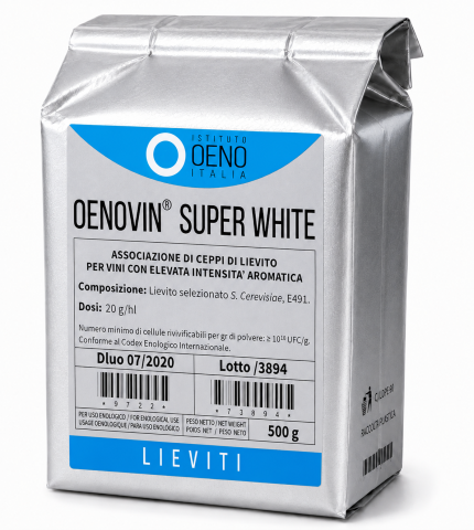 Tratamente vin - Drojdie pentru vinuri albe OENOVIN SUPER WHITE, 0.5 kg