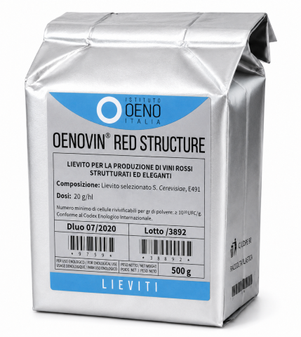 Tratamente vin - Drojdie pentru vinuri rosii Oenovin RED STRUCTURE, 0.5 kg