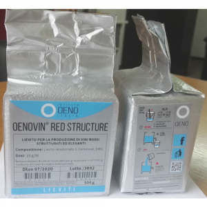 Drojdie pentru vinuri rosii Oenovin RED STRUCTURE, 0.5 kg [1]