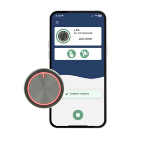 Dispozitive Bluetooth PTI-DATI - Emerit e-B10-R - Dispozitiv de alerta Bluetooth, buton SOS, GPS, Wifi, locatie GSM