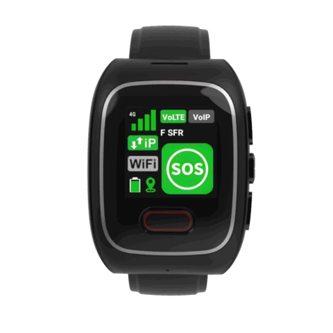 Emerit e-WG200 - Ceas Inteligent PTI-DATI 4G cu GPS, Alarma Om la Pamant si Agresiune [1]