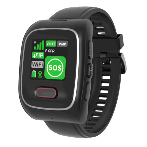 Ceasuri PTI-DATI - Emerit e-WG200 - Ceas Inteligent PTI-DATI 4G cu GPS, Alarma Om la Pamant si Agresiune