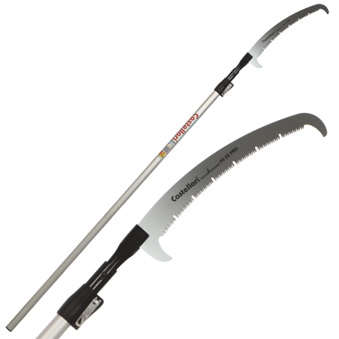 Unelte de gradinarit - Fierastrau ramuri 35 cm cu bara telescopica 4 m Castellari PS35PRO + AT 4M