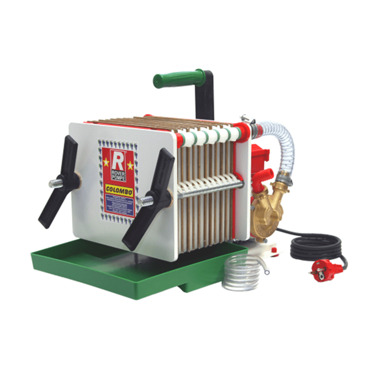 Vinificatie & Distilare - Filtru de vin Rover Colombo 12, 12 placi, 350-500 L/h