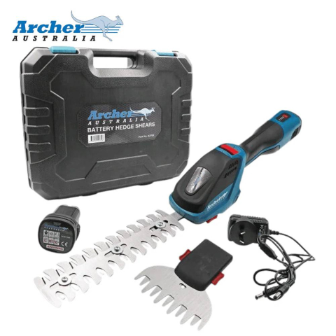 Foarfeci de gradina - Foarfeca de tuns gard viu / iarba cu acumulator Archer A3758E, 14.4V, 2 x 1.5Ah