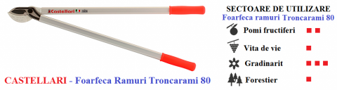 Foarfeca ramuri Castellari Troncarami 80, lungime 80 cm, ramuri max. 40 mm [1]