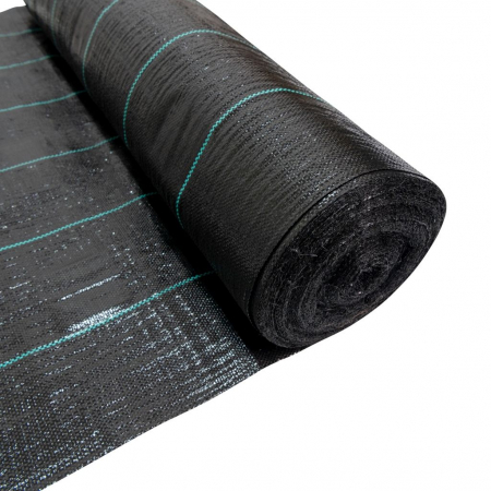 Unelte de gradinarit - Folie agrotextila RURIS 100020, polipropilena, negru, 1 x 20 m