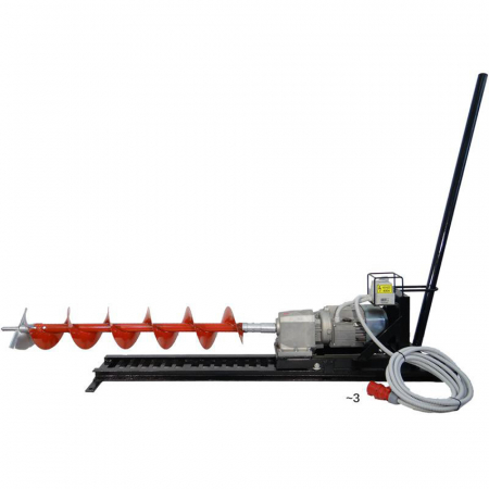 PACHET - Foreza de pamant orizontala Eurokomax, motor trifazat, 2.2 kW + 10 m burghie si cap forare Ø 200 mm [3]