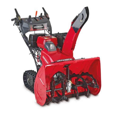 Casa si Gradina - Freza de zapada Honda HSS 1380A ETD, 11.7 CP, benzina, 81 cm, transmisie hidrostatica, senile, pornire electrica