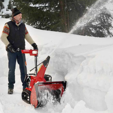 Freza de zapada Honda HSS 655 K1 ET, 4.9 CP, benzina, 3 viteze, 55 cm, senile, pornire manuala [6]