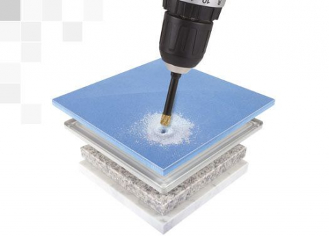 Freza diamantata pentru gresie portelanata, ceramica, granit, marmura, sticla Montolit FAJ [1]