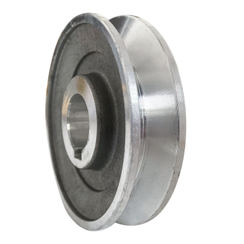 Piese de schimb compresoare aer - Fulie motor compresor Abac B2800, D120 mm, ax 19 mm, aluminiu