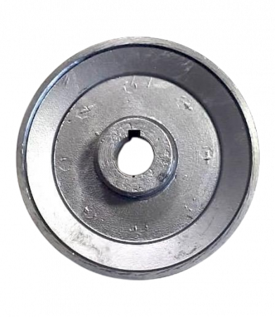 Piese de schimb compresoare aer - Fulie motor compresor Abac B3800, D130 mm, ax 24 mm