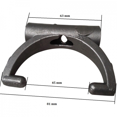 Furca ambreiaj motosapa Szentkiraly tip KF, material fonta [3]