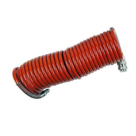 Furtunuri pneumatice - Furtun aer comprimat, spiralat + 2 cuplaje LG 6x8 mm