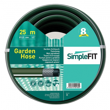 Furtunuri pentru gradina - Furtun de gradina pentru apa SimpleFIT, 12.5 mm (1/2"), rola 50 m