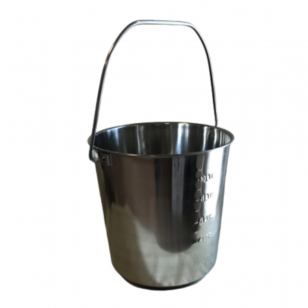 Accesorii procesare lapte - Galeata din inox, 10 litri