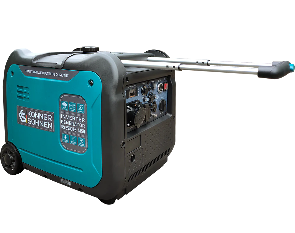 Generator cu invertor pe benzina Konner & Sohnen KS 5500iES ATSR, 5.5 kW, monofazat, pornire electrica, ATS optional [8]