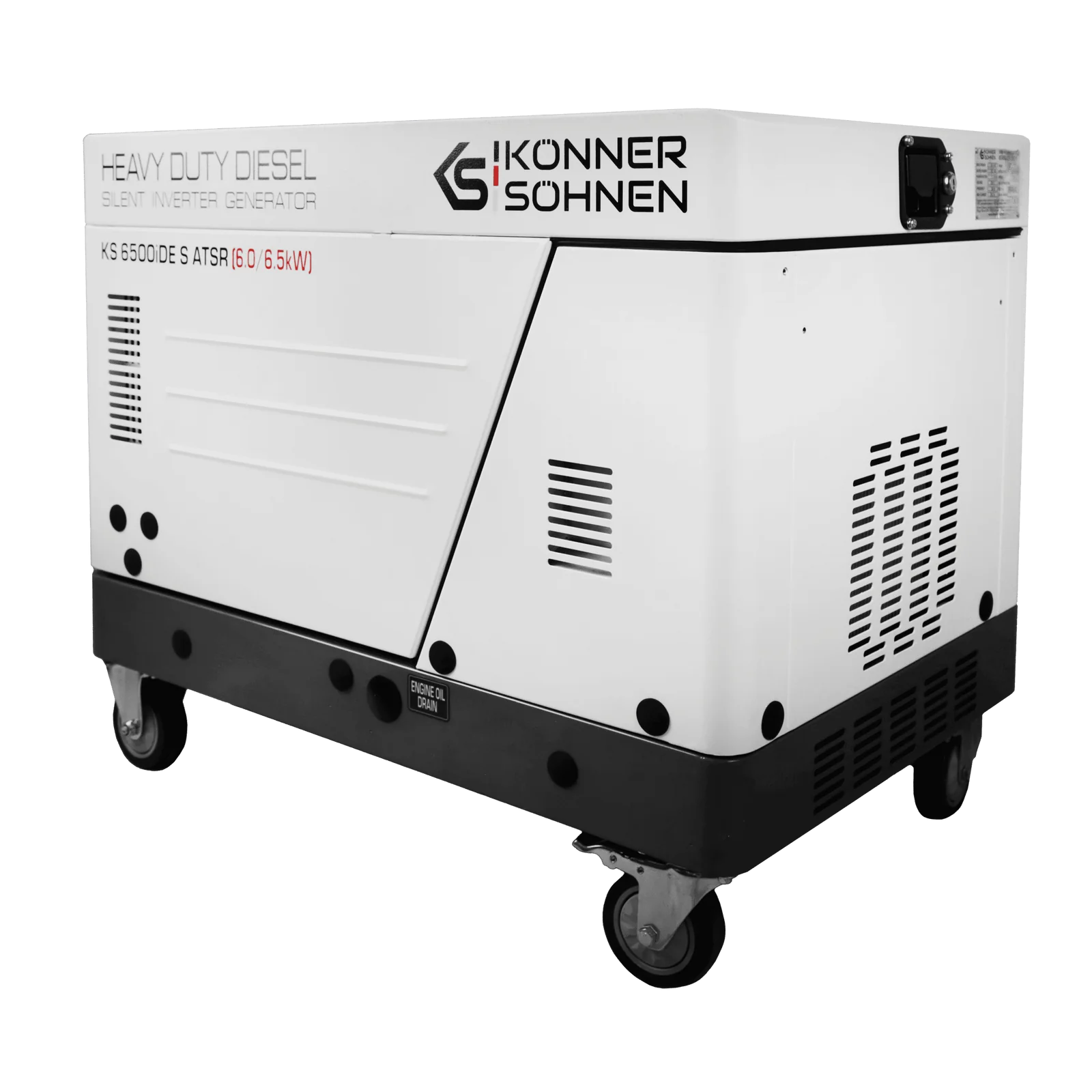 Generator cu invertor diesel, insonorizat Konner & Sohnen KS 6500iDЕ S ATSR, 6.5 kW, monofazat, pornire electrica & telecomanda [13]