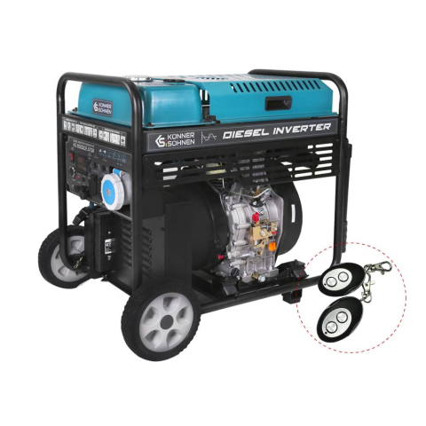 Generatoare digitale/Inverter - Generator cu invertor diesel Konner & Sohnen KS 9500iDЕ ATSR, 10 kW, monofazat, pornire electrica
