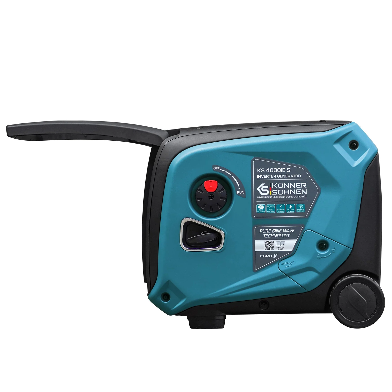 Generator cu invertor Konner & Sohnen KS 4000iE S, 4 kW, monofazat, pornire electrica [1]