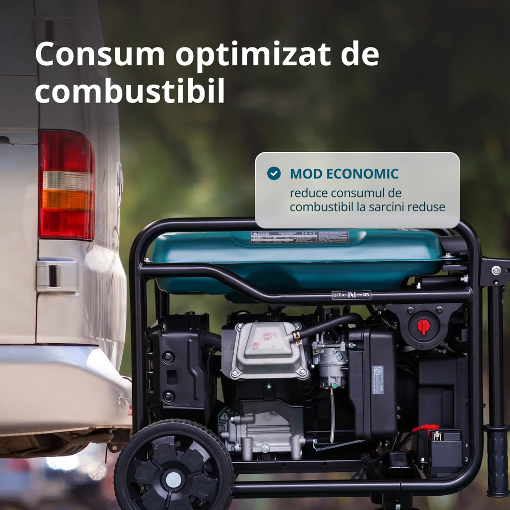 Generator cu invertor Konner & Sohnen KS 6000iE, 6.5 kW, monofazat, pornire electrica [7]