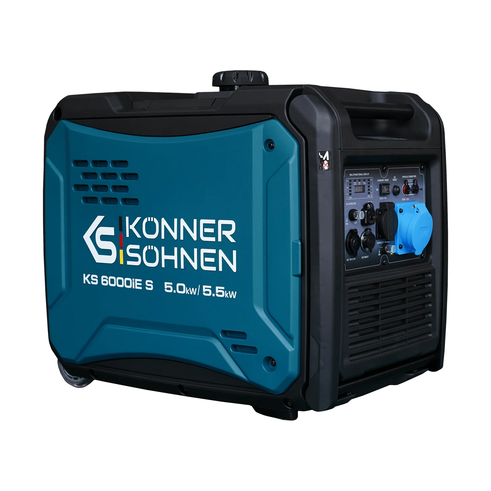 Generator cu invertor Konner & Sohnen KS 6000iE S, 5.5 kW, monofazat, pornire electrica [7]