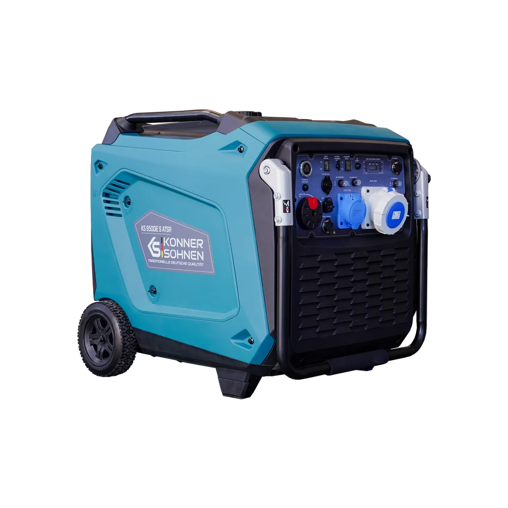 Generatoare de curent - Generator cu invertor pe benzina Konner & Sohnen KS 9500iЕ S ATSR, 9.5 kW, monofazat, pornire electrica / telecomanda