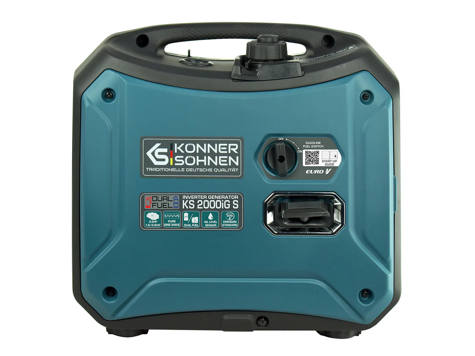 Generator cu invertor pe GPL/benzina Konner & Sohnen KS 2000iG S, 2 kW, monofazat [6]