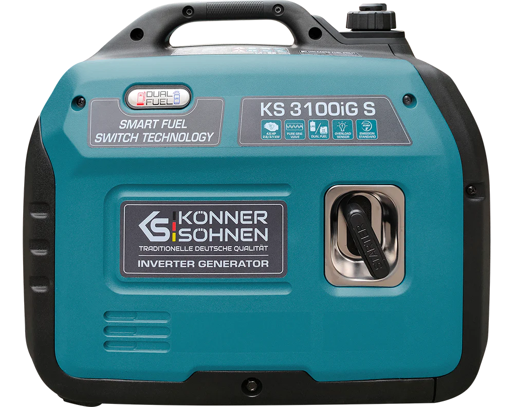 Generator cu invertor pe GPL/benzina Konner & Sohnen KS 3100iG S, 3.1 kW, monofazat [5]