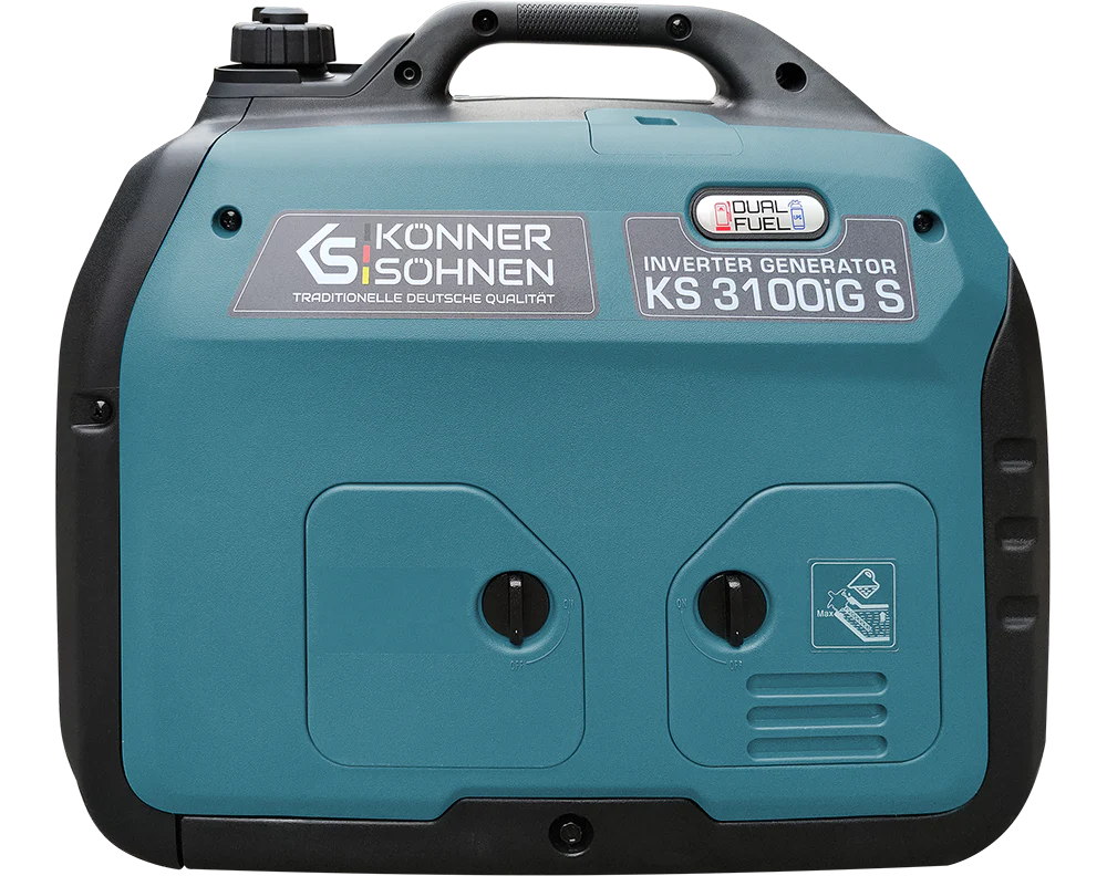 Generator cu invertor pe GPL/benzina Konner & Sohnen KS 3100iG S, 3.1 kW, monofazat [9]