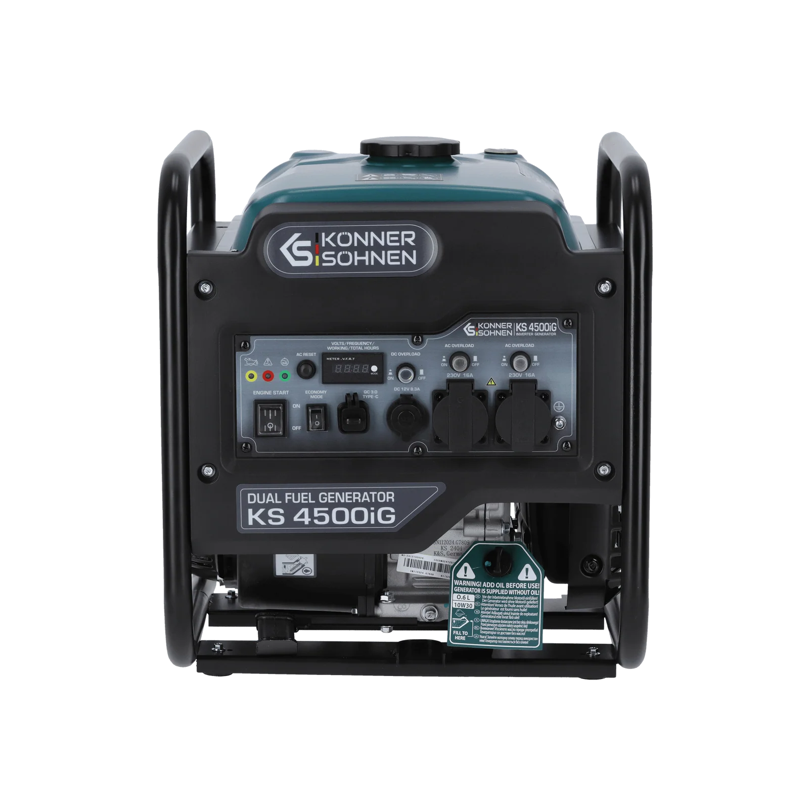 Generator cu invertor pe GPL/benzina Konner & Sohnen KS 4500i G, 4.5 kW, monofazat [9]