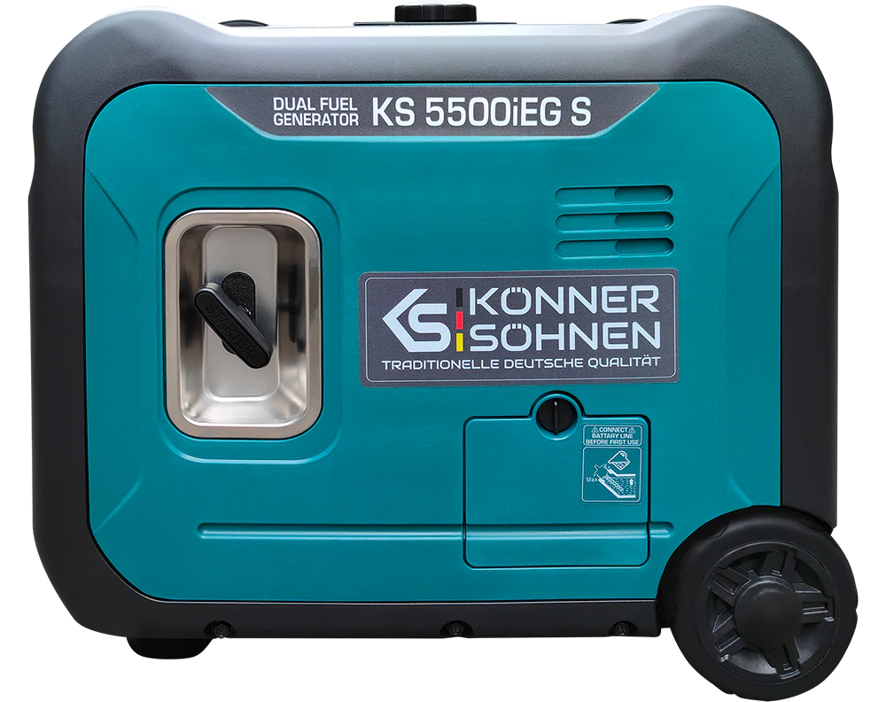 Generator cu invertor pe GPL/benzina Konner & Sohnen KS 5500iEG S, 5.5 kW, monofazat, pornire electrica [3]