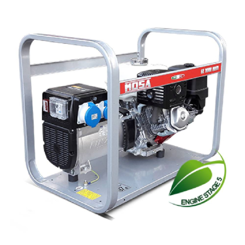 Generatoare de curent - Generator curent monofazat Mosa GE 7000 HBM AVR, 6 kW, benzina, motor Honda GX390