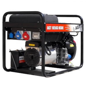 Generator de curent trifazat AGT 16503 HSBE R16, 15.5 kVA, benzina, pornire electrica [1]