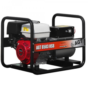 Generatoare de curent - Generator de curent trifazat AGT 8503 HSB, 8 kVA, benzina