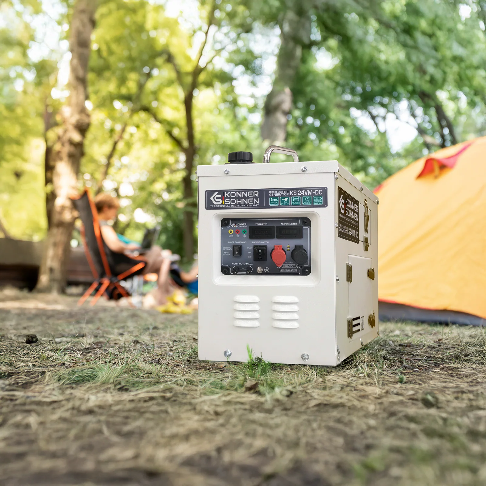 Generator de curent continuu Konner & Sohnen KS 24VM-DC, 1.6 kW, 24-27.5 V, 60A, pornire manuala/automata [11]