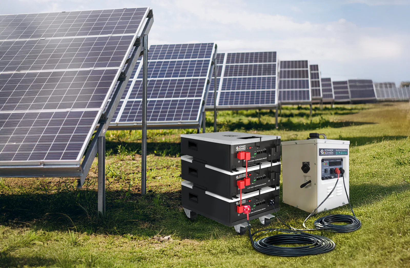 Generator de curent continuu Konner & Sohnen KS 24VM-DC, 1.6 kW, 24-27.5 V, 60A, pornire manuala/automata [10]