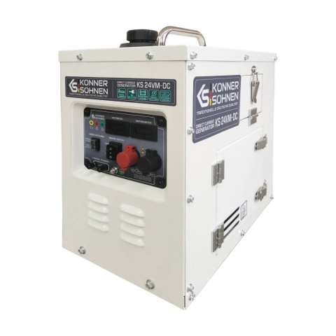 Generatoare de curent continuu - Generator de curent continuu Konner & Sohnen KS 24VM-DC, 1.6 kW, 24-27.5 V, 60A, pornire manuala/automata
