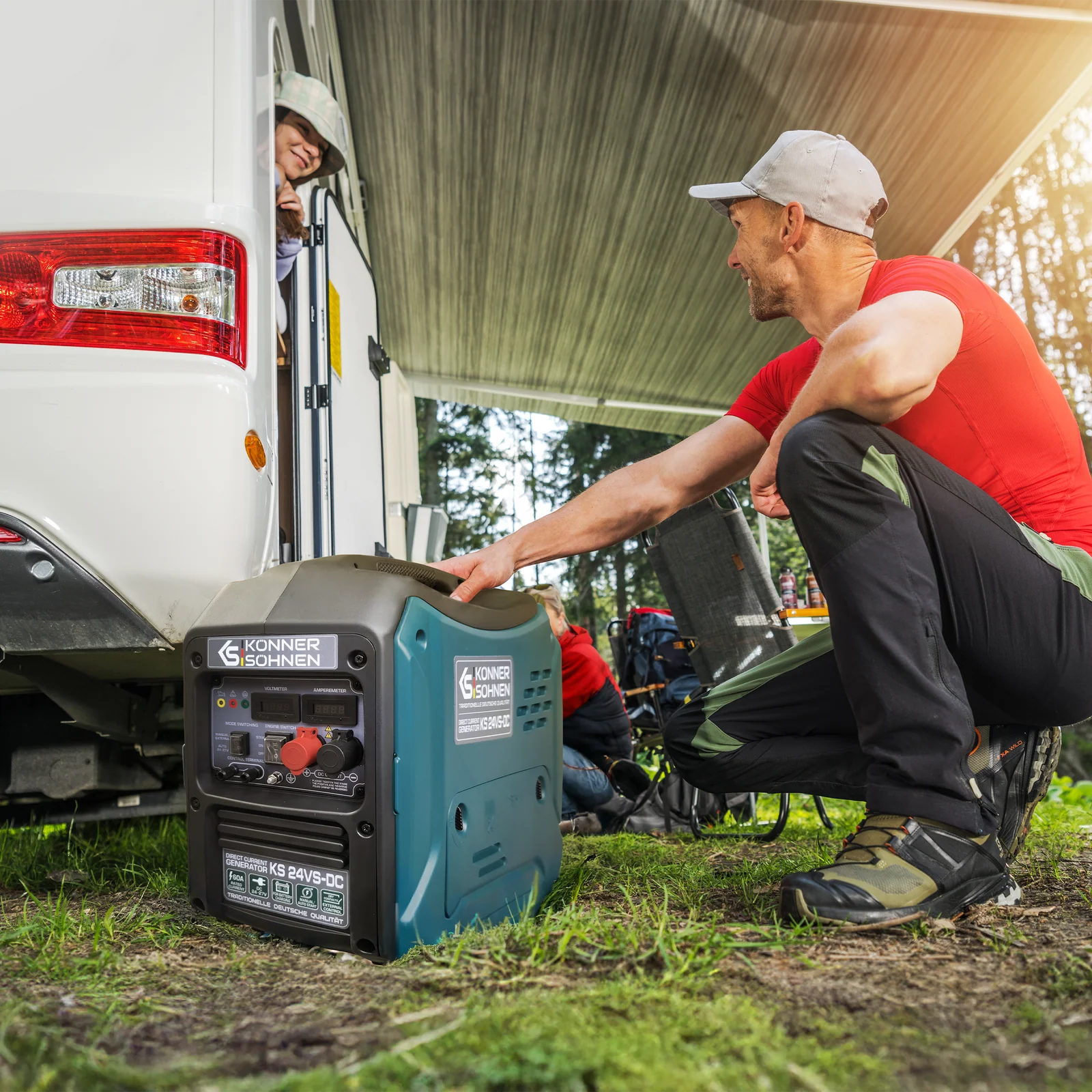 Generator de curent continuu Konner & Sohnen KS 24VS-DC, 1.6 kW, 24-27 V, 60A, pornire manuala/automata [12]