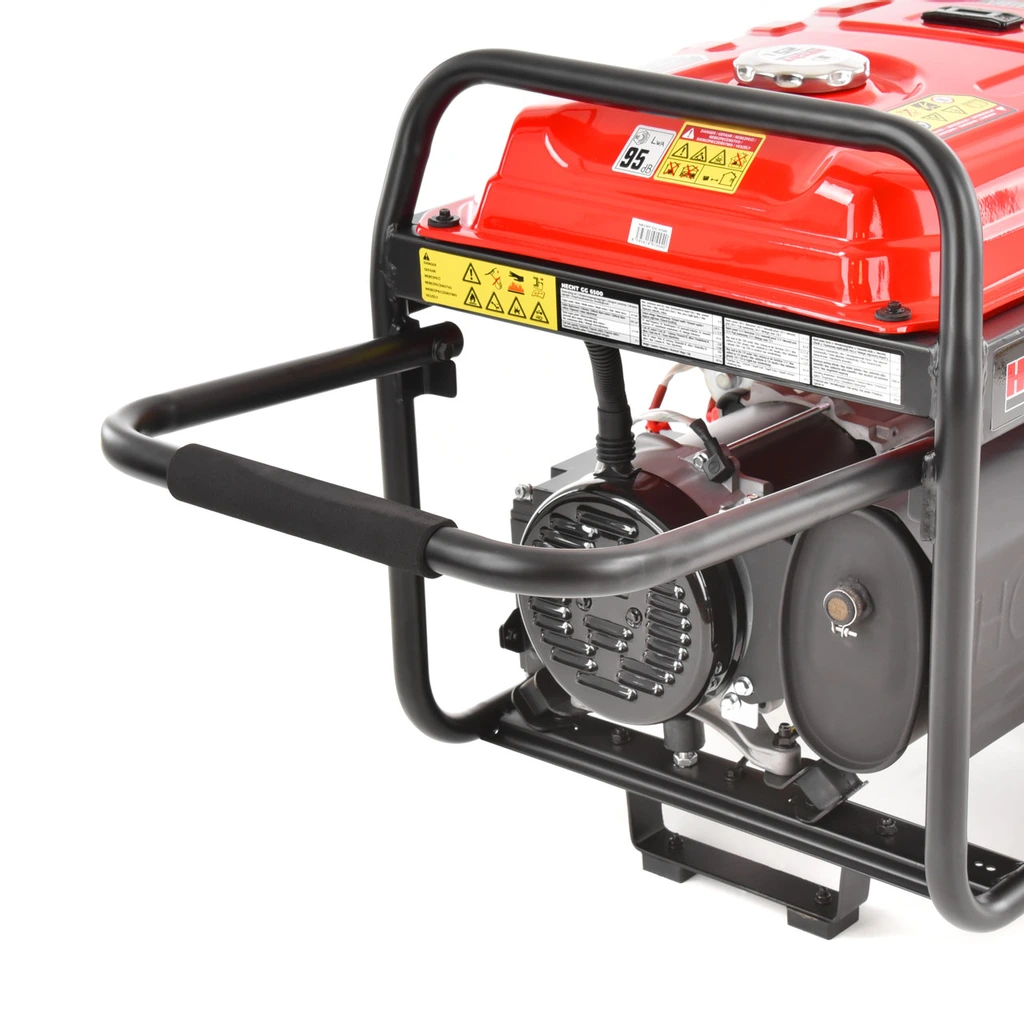 Generator de curent monofazat HECHT GG 6500, 5.5 kW, AVR, benzina, pornire electrica [5]
