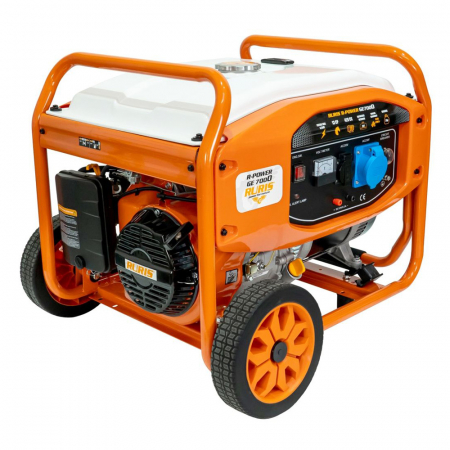 Generatoare de curent - Generator de curent monofazat Ruris R-Power GE7000, 6.5 kW, benzina