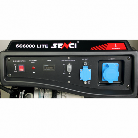 Generator de curent monofazat Senci SC-6000 LITE, 5.5 kW, AVR, benzina [3]