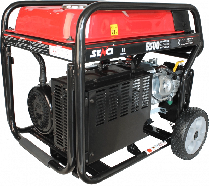 Generator de curent monofazat Senci SC-6000E TOP, 5.5 kW, AVR, benzina, pornire electrica [3]