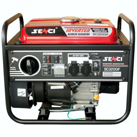 Generatoare digitale/Inverter - Generator de curent tip inverter, monofazat Senci SC-3200iF, 3.2 kW, AVR, benzina