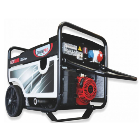 Generatoare de curent - Generator de curent trifazat Genmac CombiPro G7900HEC-M, 8 kVA, Honda GX390, benzina, pornire electrica